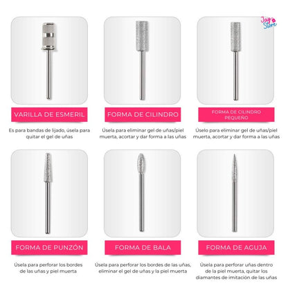 Pulidora Eléctrica para Manicure – ¡Envío Gratis y Pago Contra Entrega!