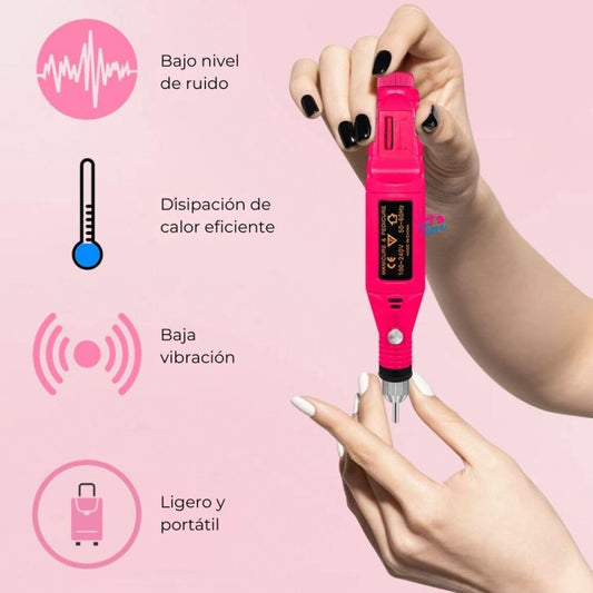 Pulidora Eléctrica para Manicure – ¡Envío Gratis y Pago Contra Entrega!